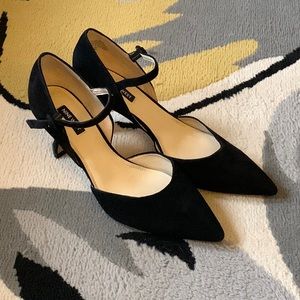 Nine West strapped pumps